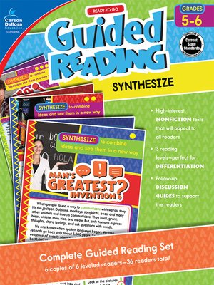 cover image of Ready to Go Guided Reading: Synthesize, Grades 5-6